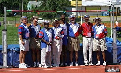 Bruce with other winners, Aug 2004